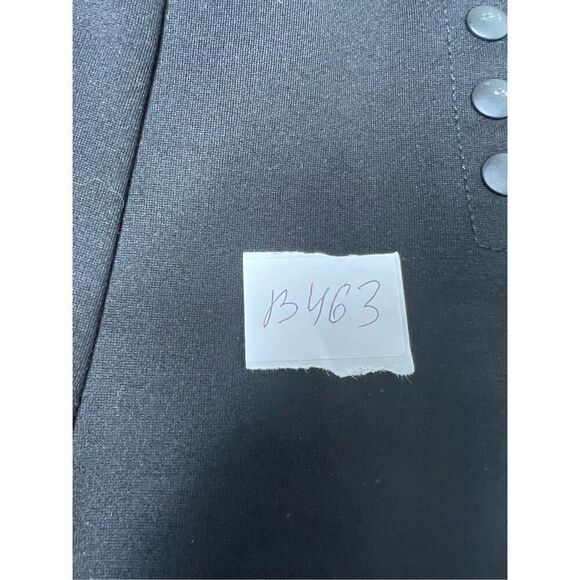 Zara Basic womens pull on high waist black skinny pants button accent Size S - Picture 11 of 11